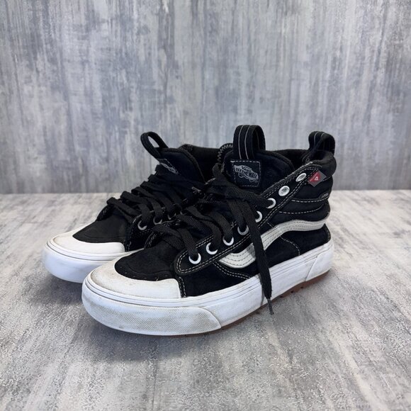 Vans SK8-Hi MTE-2 Primaloft Cold Weather Shoes Black White Women’s 8 Men’s 6.5 - Picture 1 of 14